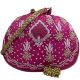 Beautiful Chikankari Silk Round Potli Bag for Festive Occasions